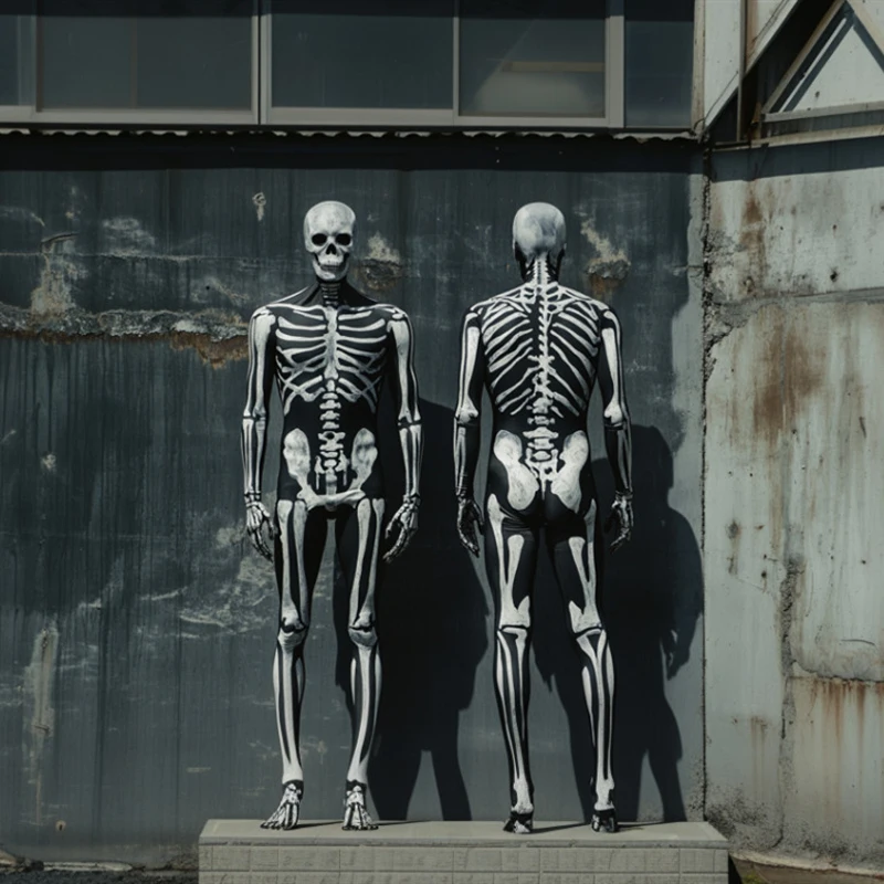 Halloween Men Women Skeleton C - Anime Cosplay Jumpsuit ulasan dan harga