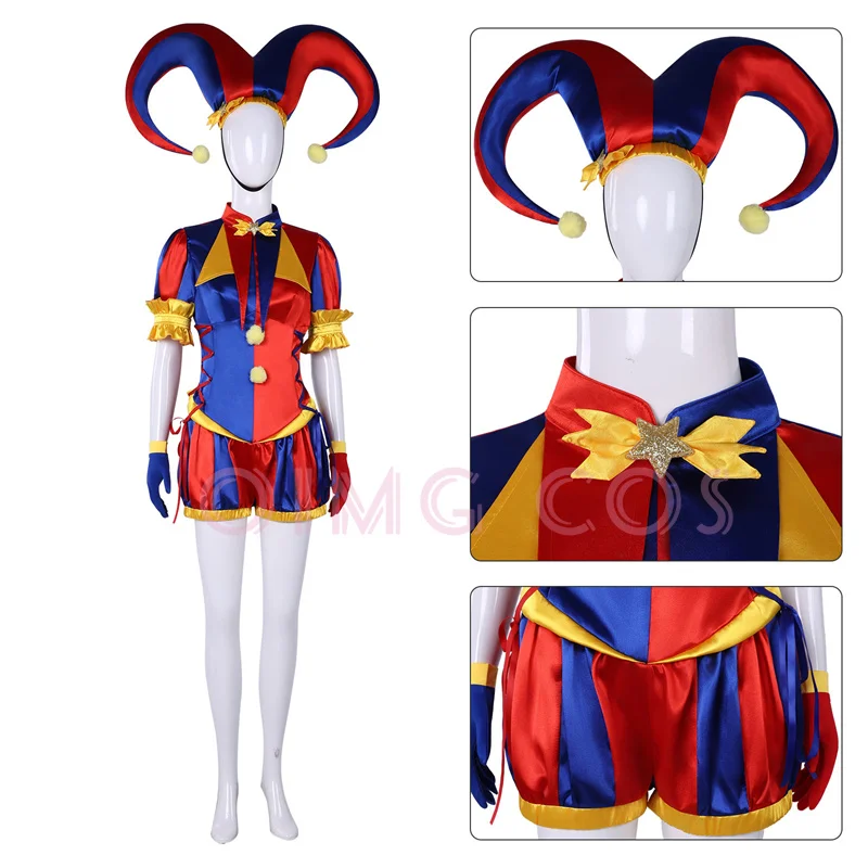 The Amazing Digital Circus Pom - Anime Cosplay Jumpsuit ulasan dan harga